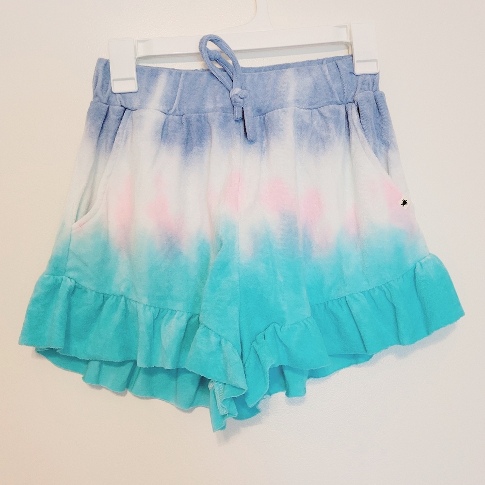 Nwt simply southern terrycloth tie dye ombre shorts